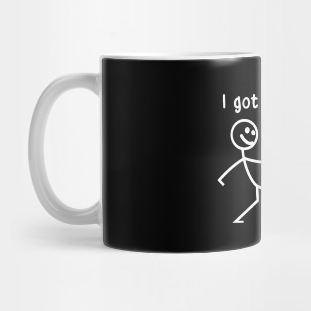 I got your back! | Funny stick figure pun T-Shirt by MerchMadness